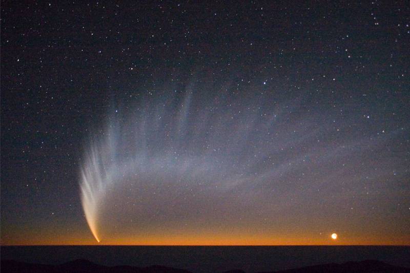 El sorprendente tamaño del cometa McNaught