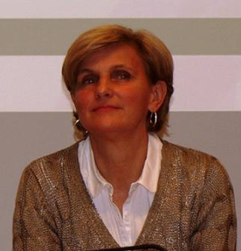 Maria Neira durante su charla en el PRBB