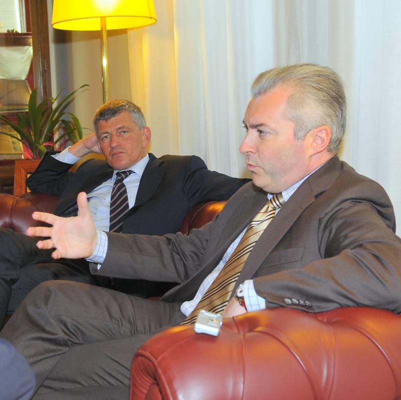 Bernd Huber (izquierda) y Kurt Deketelaere (derecha)