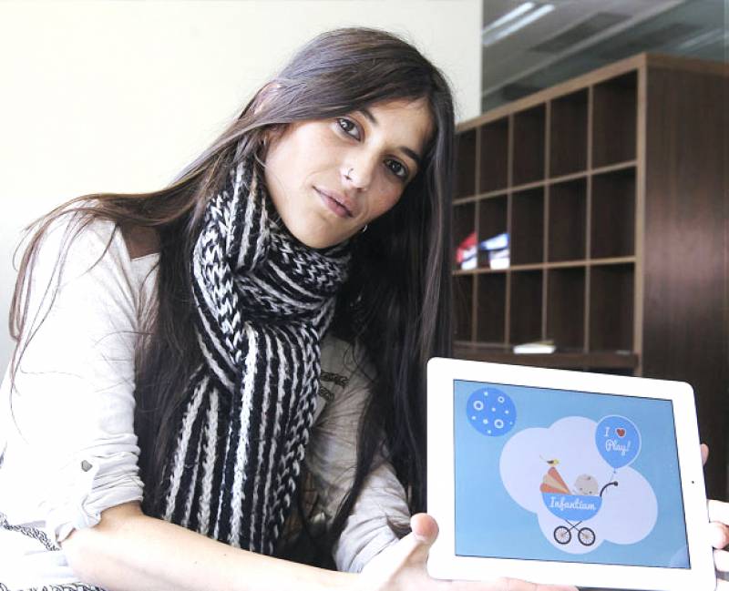 Karen Márquez, una de las ganadoras del TR35 España 2013 con su proyecto Infantium. 