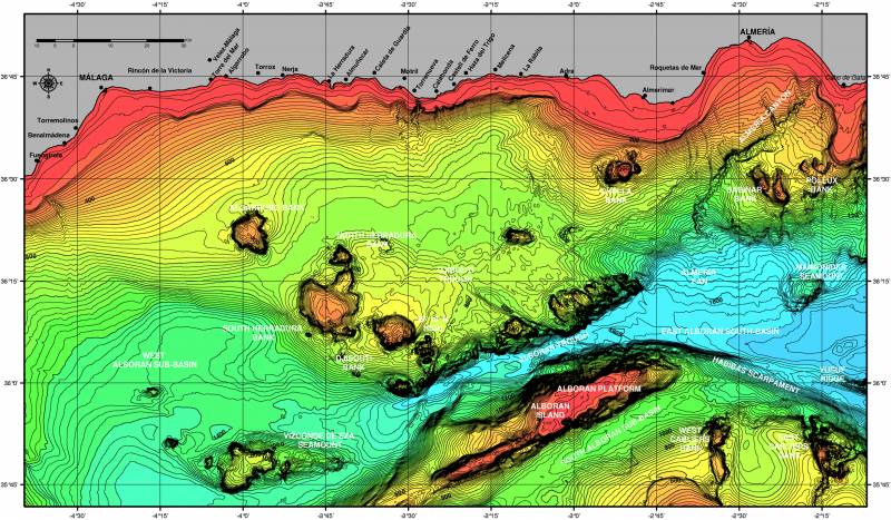 Nuevas fallas activas bajo el mar de Alborán (y II)