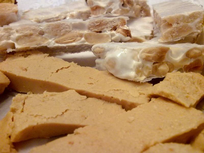 Turrón sin gluten.