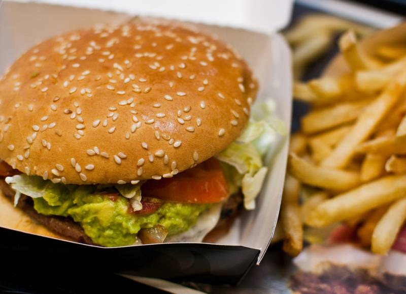 Hamburguesa con patatas