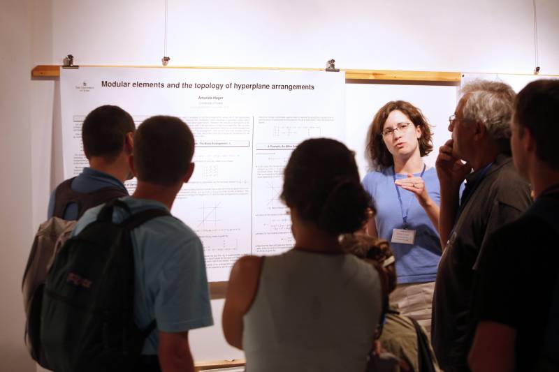 Investigadores en el Congreso de Matemáticas de Jaca