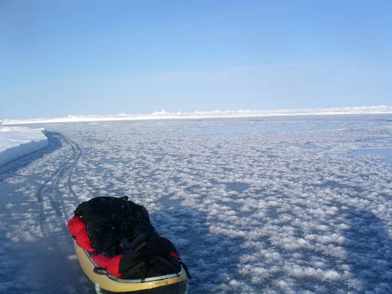 El CO2 fue uno de los grandes causantes de que el planeta saliera de la última Edad de Hielo. Imagen: Ben Saunders.  