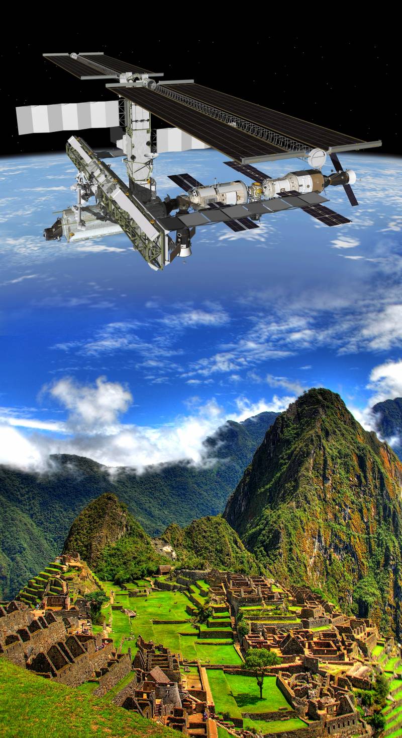 El Machu Picchu contacta con la Estación Espacial Internacional