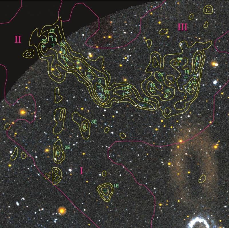 Imagen ultravioleta del Anillo de Leo