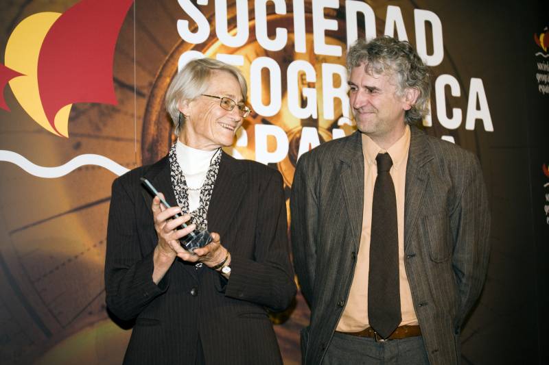 La Sociedad Geográfica Española premia al antropólogo Claude Lèvi-Strauss