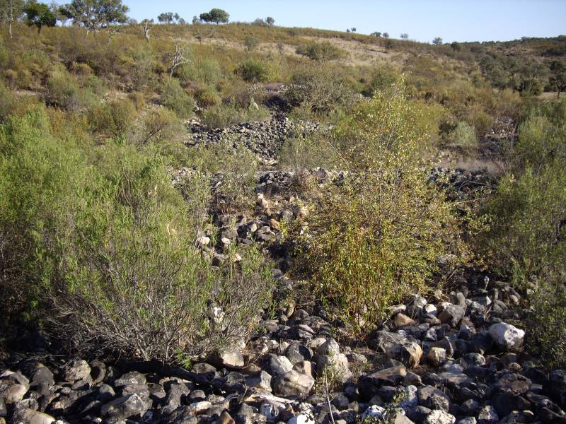 minas romanas de oro del Río Erjas