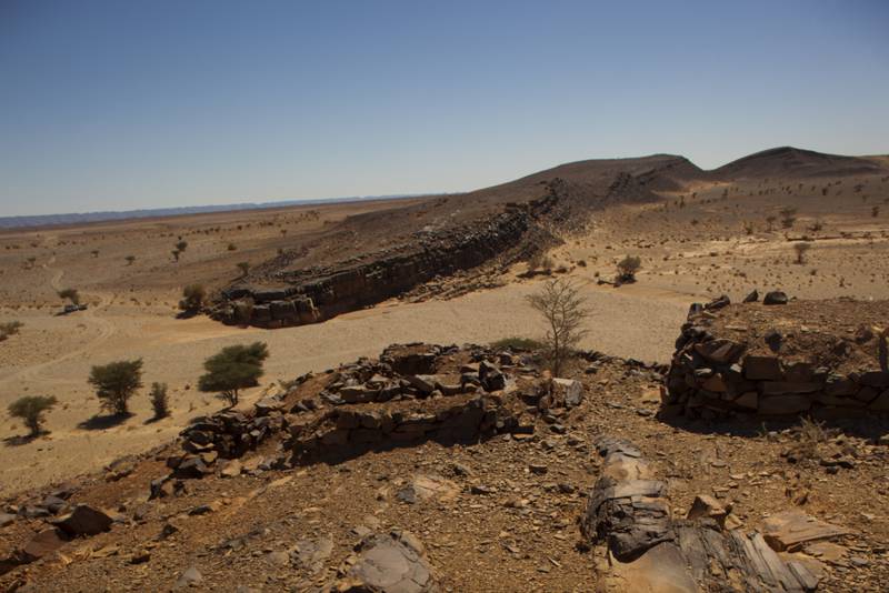 Tachokalt 1 es el cerro más meridional del conjunto. Autor : Proyecto Tamanart
