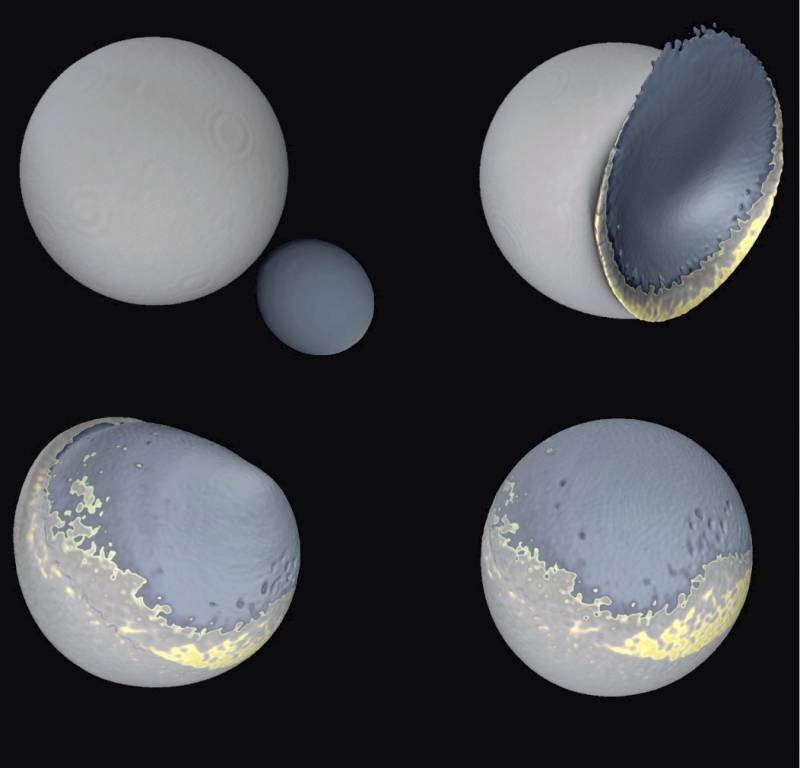 La colisión de una “lunita” puede explicar la asimetría de la Luna