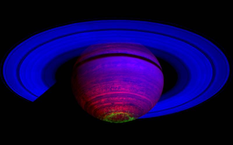 La nave Cassini ofrece nuevas imágenes de la aurora de Saturno