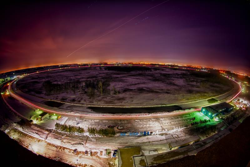 Tevatrón del Laboratorio Fermilab de EEUU 