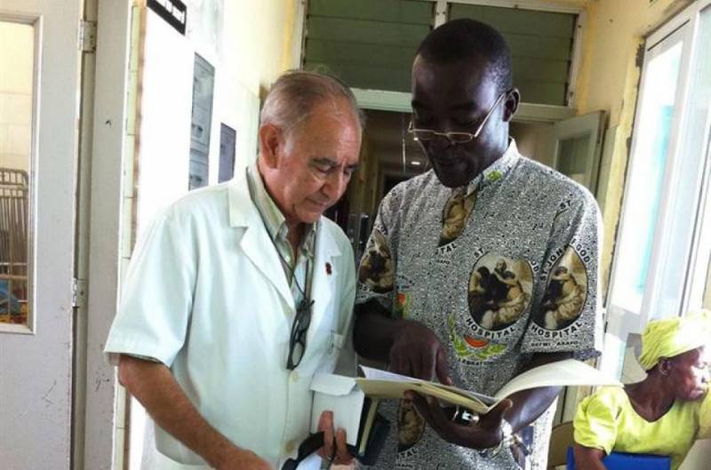 Fotografía de archivo de Miguel Pajares en Liberia. / Efe