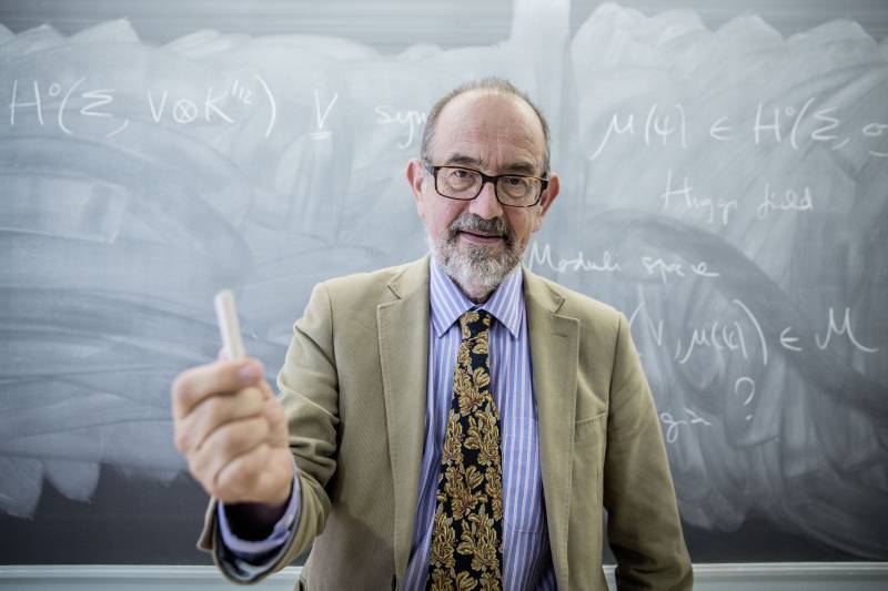 Nigel Hitchin en el el Instituto de Ciencias Matemáticas, en Madrid. / Olmo Calvo / SINC