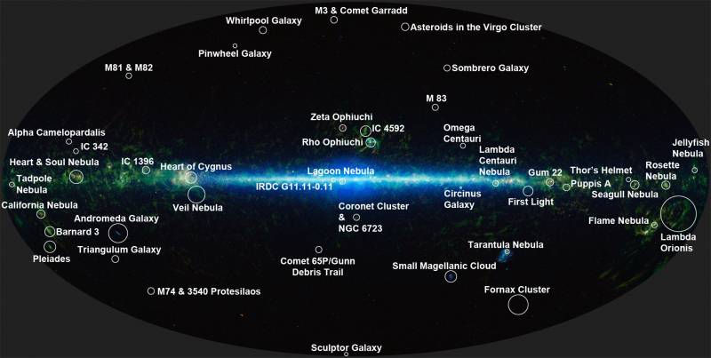 Nuevo atlas  del universo infrarrojo