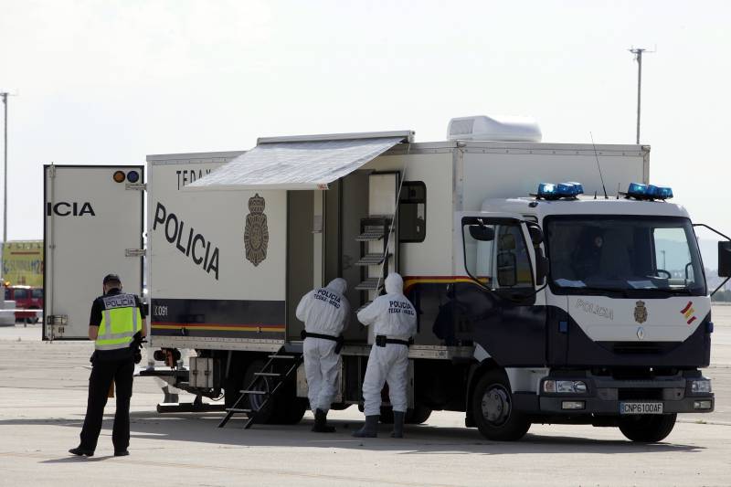 Simulan un accidente radiológico en el aeropuerto de Barajas