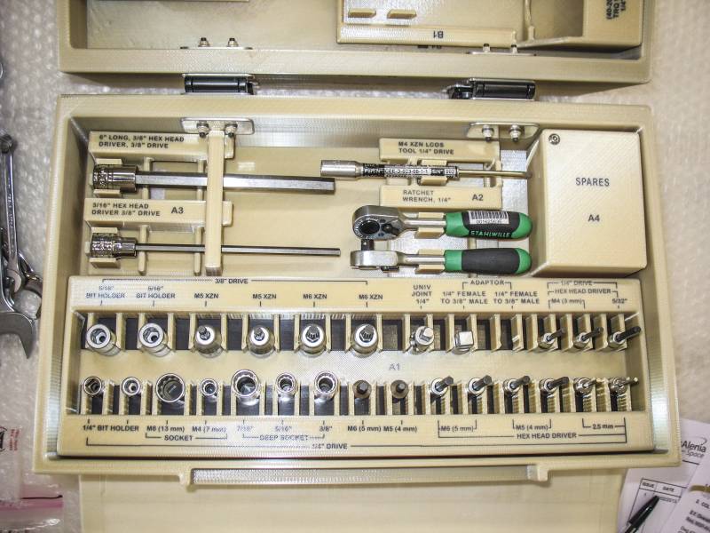Caja de herramientas que volará a la ISS. / ESA