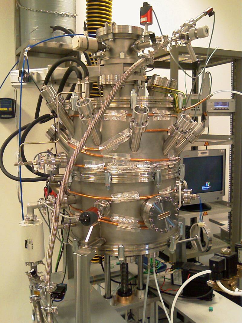 La cámara de vacio simula las condiciones de la atmósfera marciana. / CAB