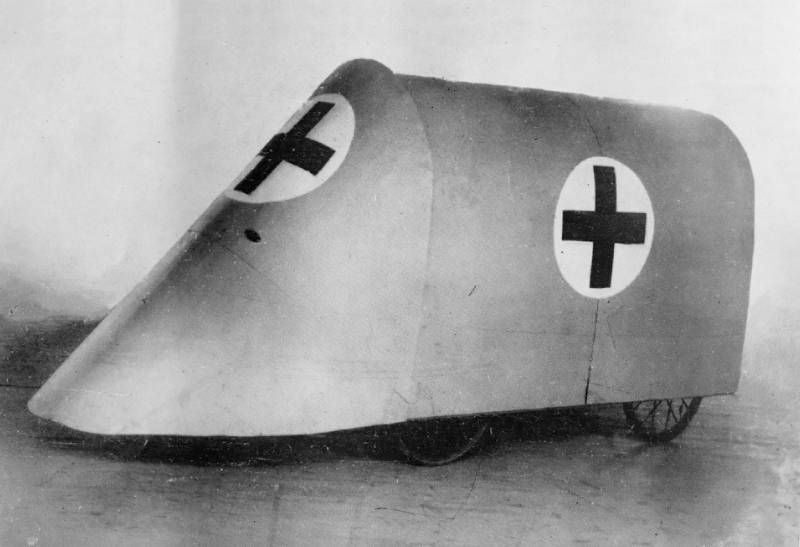 Vehículo experimental blindado de la Cruz Roja. / Library of Congress 