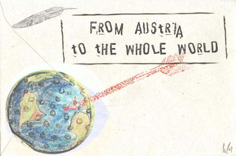 1869: Austria establece el primer correo mundial