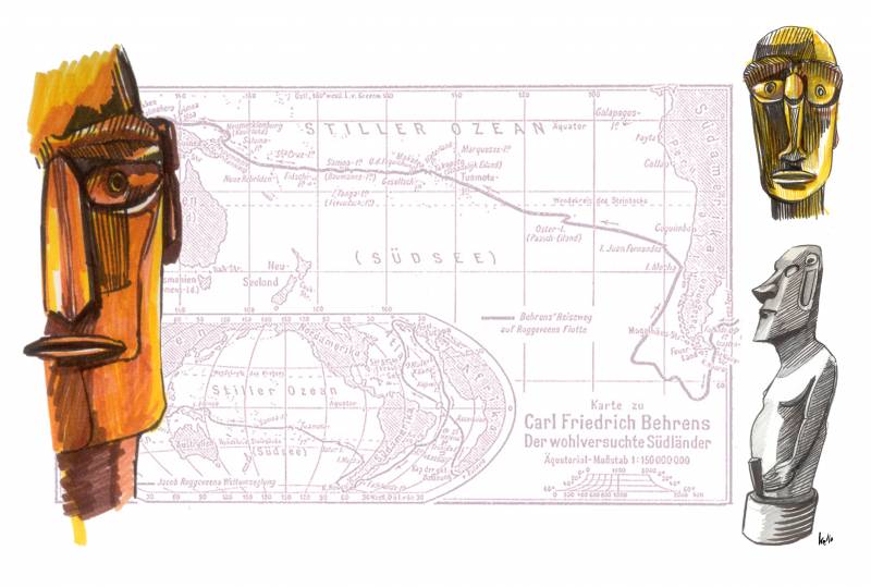  El 5 de abril de 1722 el explorador holandés Jacob Roggeveen descubre la Isla de Pascua