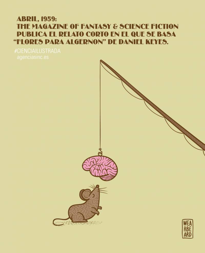 Se cumplen 55 años de la publicación del relato Flores para Algernon. / SINC