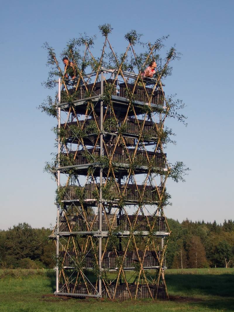 El estado actual de la torre.