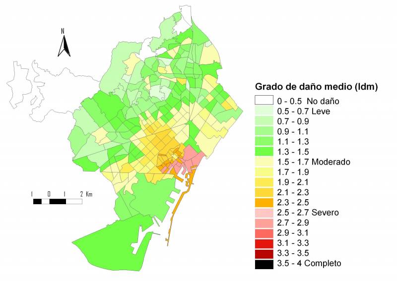 El 60% de los edificios de estructura de ladrillo en Barcelona son muy vulnerables a terremotos