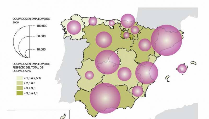 En España hay más de medio millón de empleos “verdes”