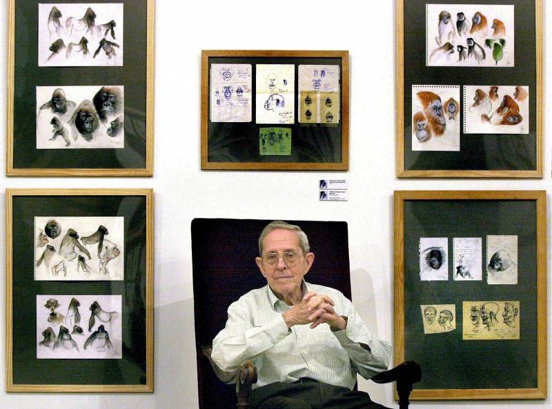 Jordi Sabater Pi en su despacho. / UB