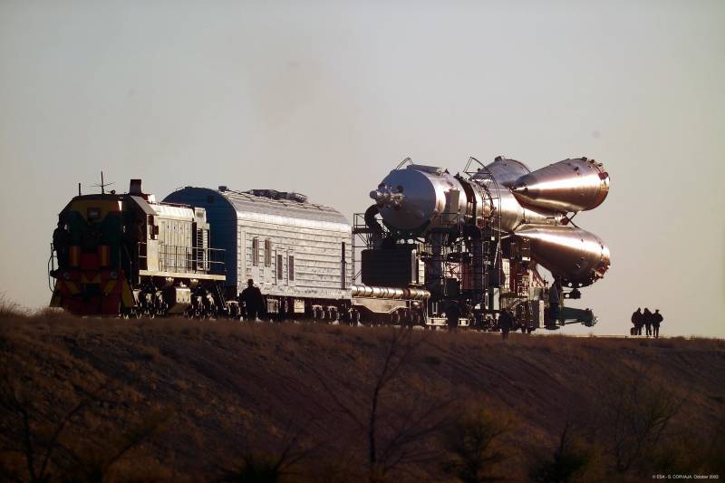 Transporte del módulo Soyuz. /ESA