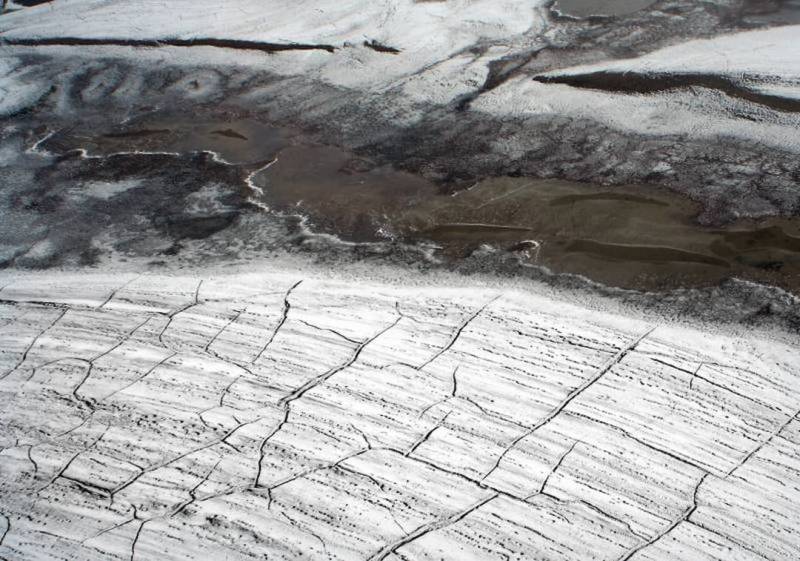 Imagen del permafrost del Ártico