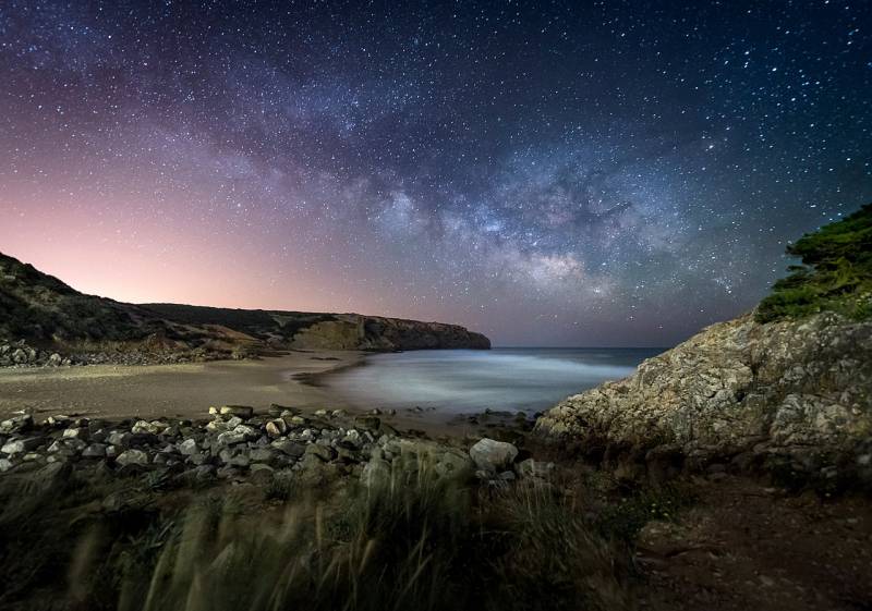 Vía Láctea vista desde el sur de la península ibérica 