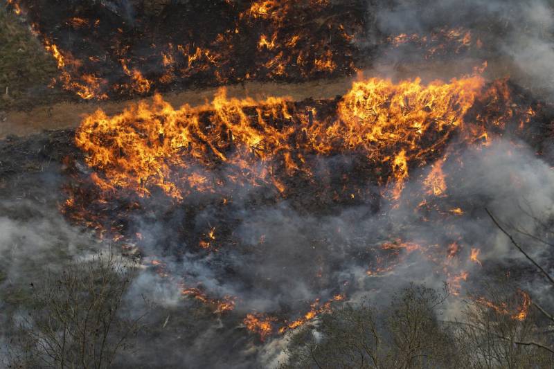 Incendio en Cantabria