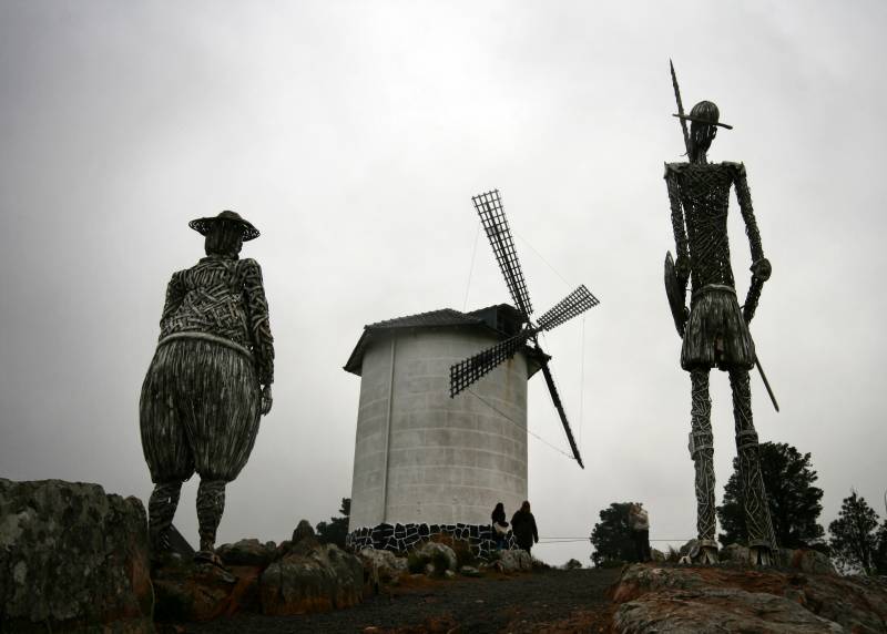 Ilustración de Don Quijote. / J.J. Grandville.