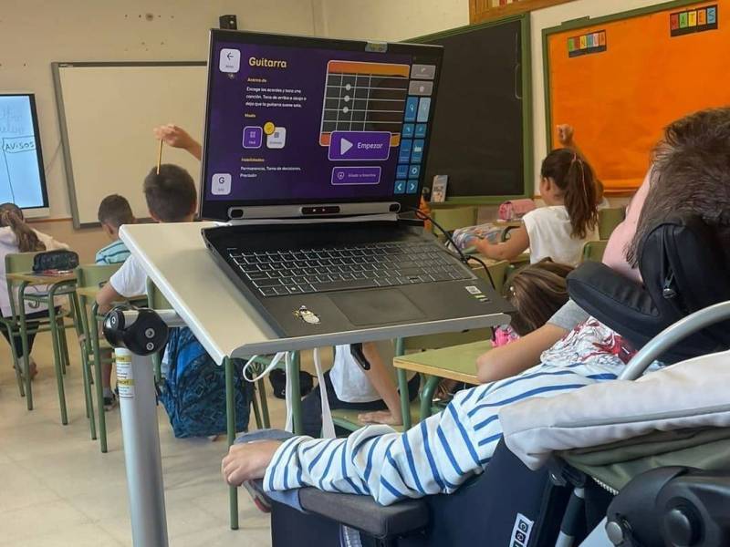 Leo en el colegio
