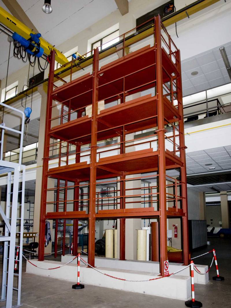 Estructura experimental en la que se pondrá a punto el sistema de sensores