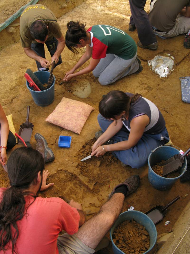 Excavaciones de Irikaitz.