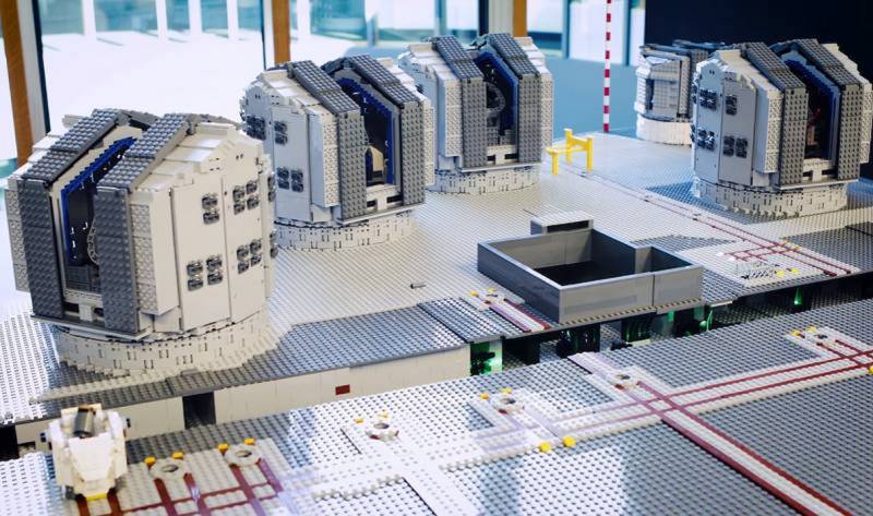 Detalle de la maqueta del Observatorio Paranal. / ESO | Frans Snik