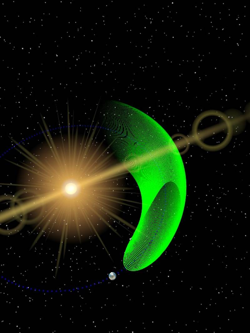 Un pequeño asteroide acompaña a la Tierra