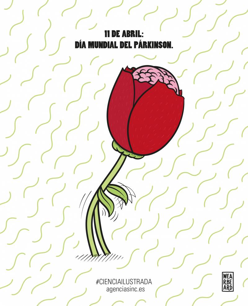 Ilustración para el día mundial del párkinson