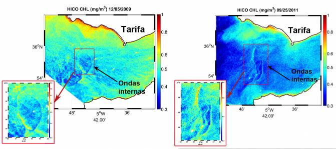 Imagen tomada con el satélite HICO. / NASA/Fundación Descubre