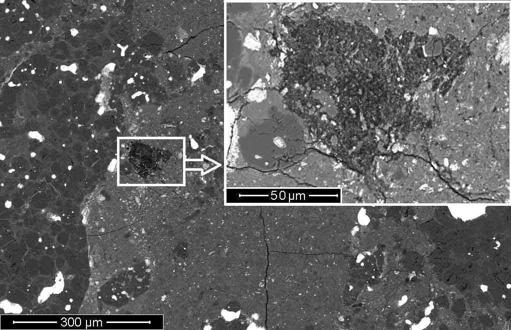 Descubren el fragmento de un cometa en el interior de un meteorito primitivo 
