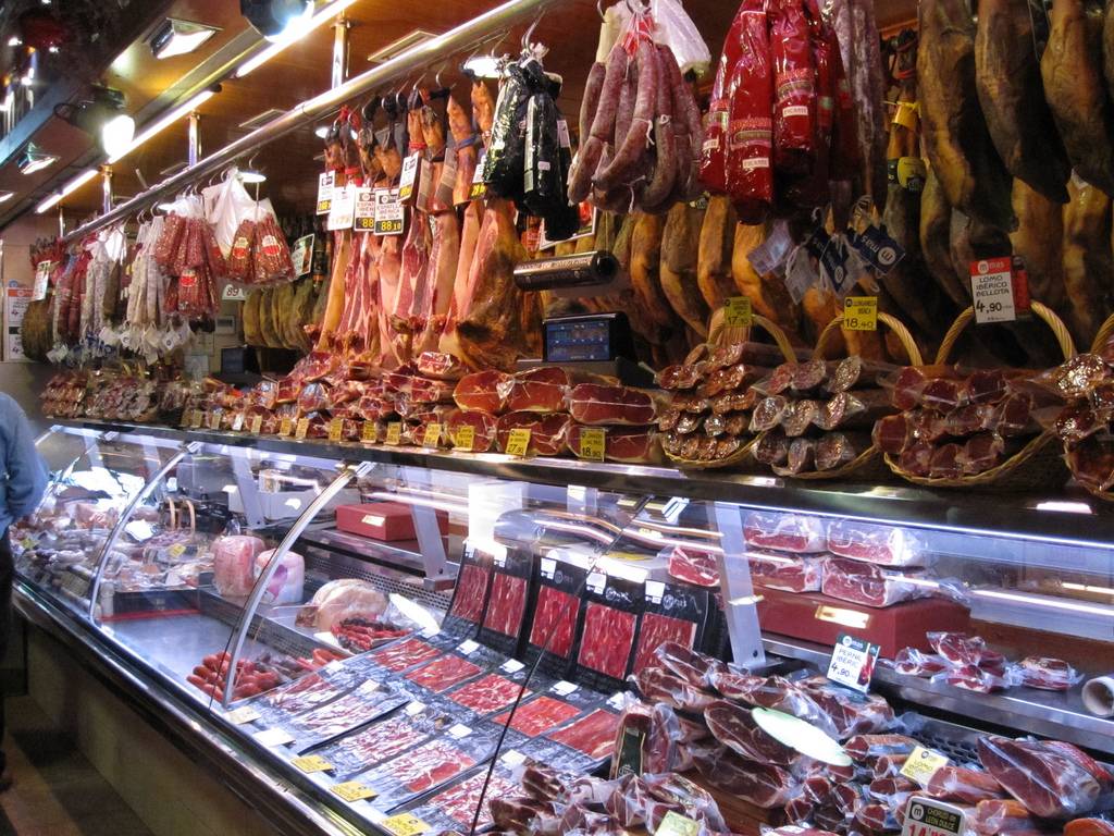 Mercado de La Boquería en Barcelona.