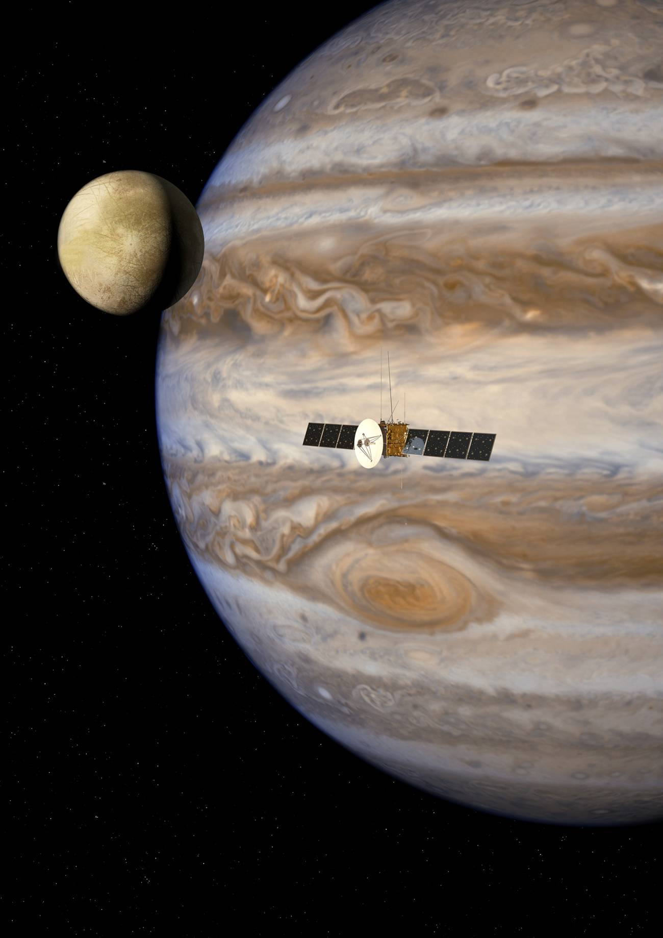 Entre el gigante y su luna ‘europea’