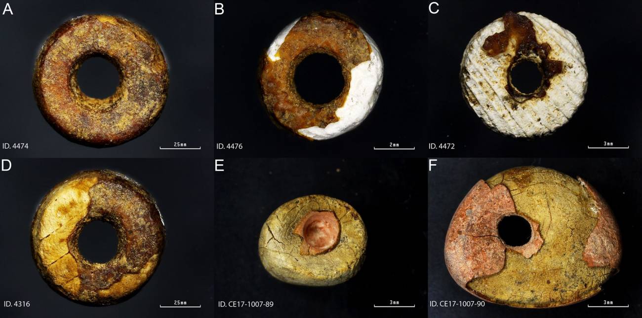 Hallan por primera vez imitaciones de ámbar prehistórico en la Península 