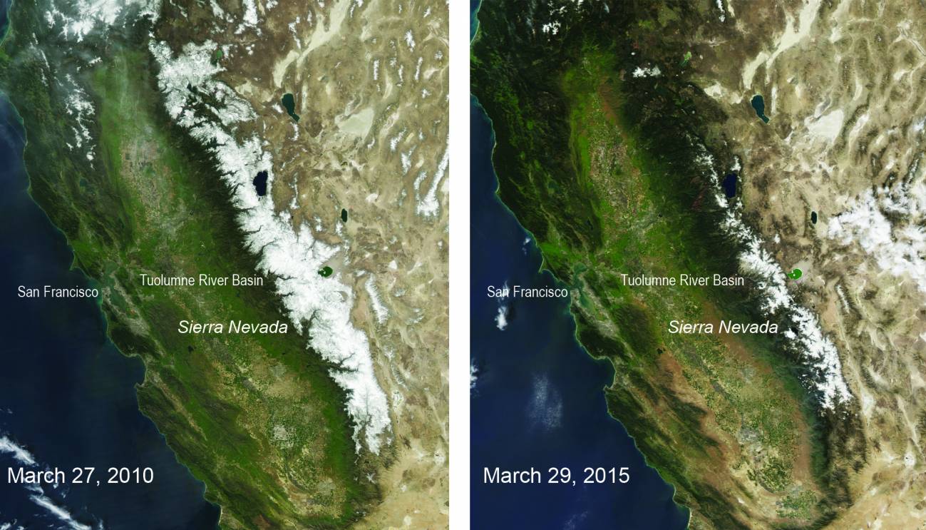 Sierra Nevada en California alcanza el mínimo histórico de nieve de los últimos 500 años
