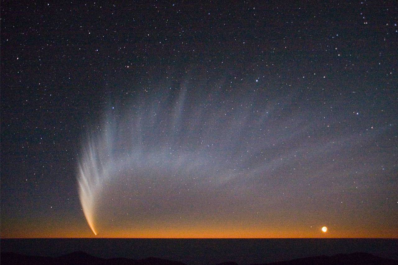 El sorprendente tamaño del cometa McNaught