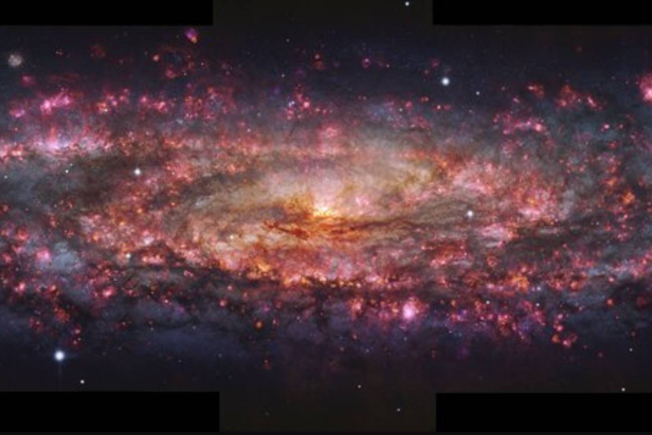 Vista de MUSE de la Galaxia del Escultor